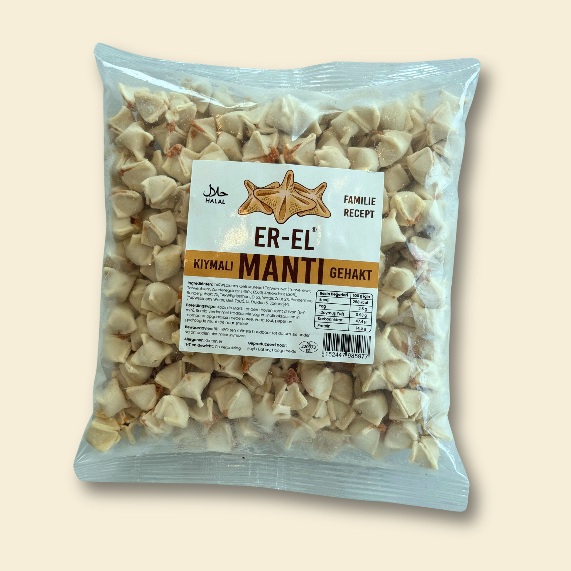 ER-EL Kiymali Manti 10.0 Kg