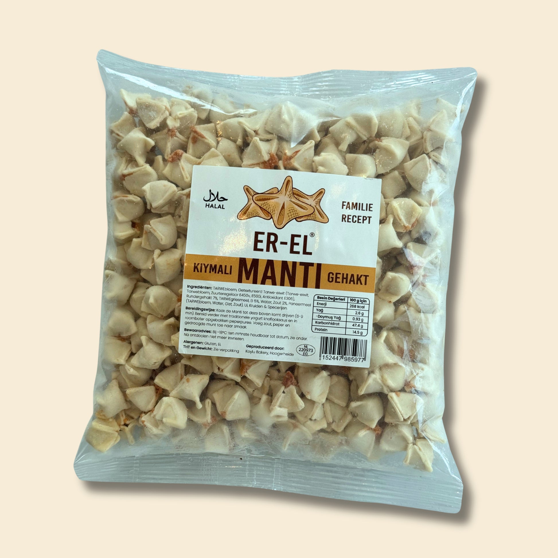 ER-EL Kiymali Manti 5.0 Kg