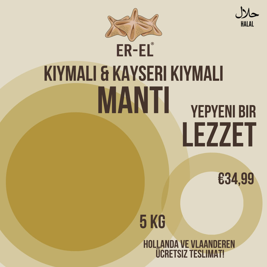 ER-EL Kiymali Manti 5.0 Kg
